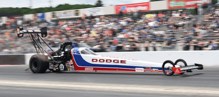 Pruett Drives TSR Dodge Top Fuel Dragster to Final Round at New England Nationals Before Rain Halts Action, Hagan Drives Dodge//SRT Hellcat to Quarterfinalsimage